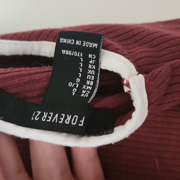 Forever 21 red Summer tie dress - Picture 3 of 3